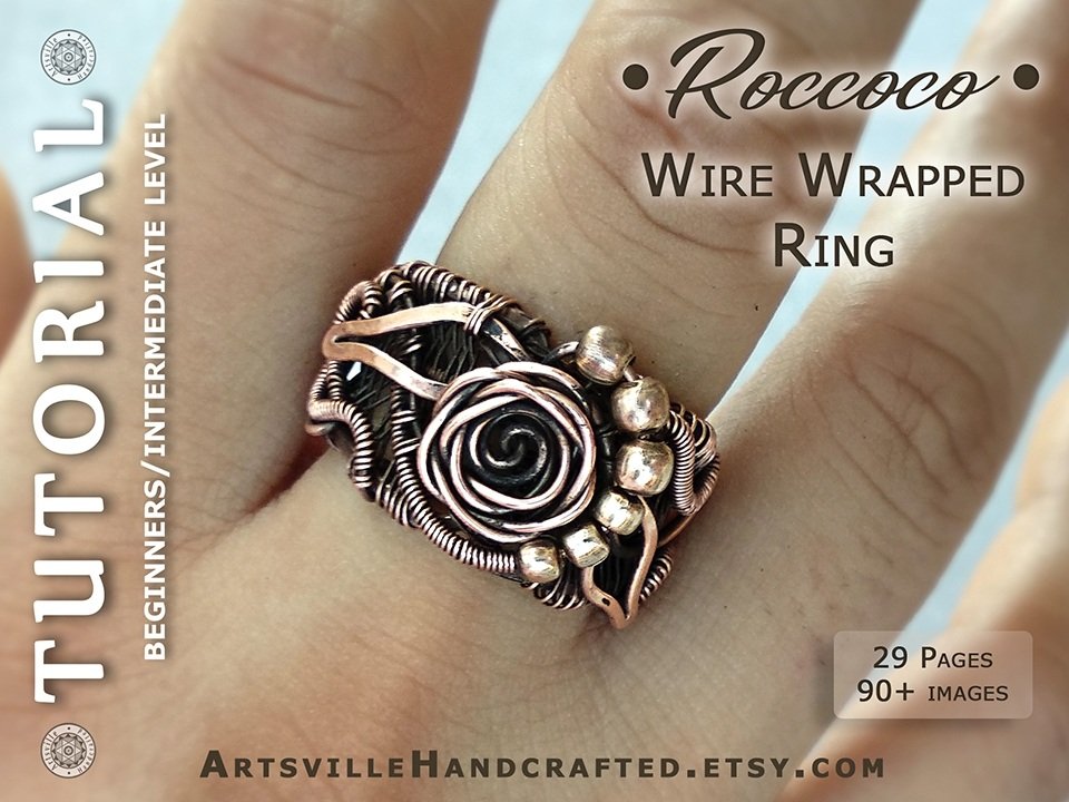wire-wrapping-ring-jewelry-making-pdf-tutorial-lesson-artsville-handcrafted-avht10c Wire-Wrapped-Ring-Tutorial-Download-PDF-Wire-Wrap-artsvillehandcrafted