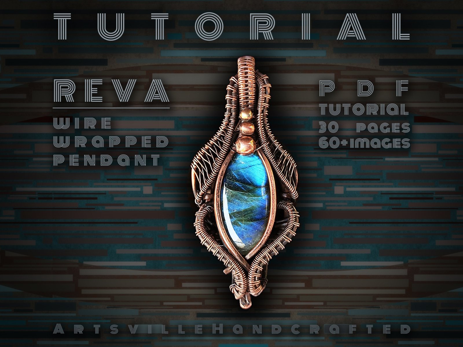 Learn-wrapped-pendant-tutorial-instruction-wire-wrapping-jewelry-making-artsvillehandcrafted-avht31a