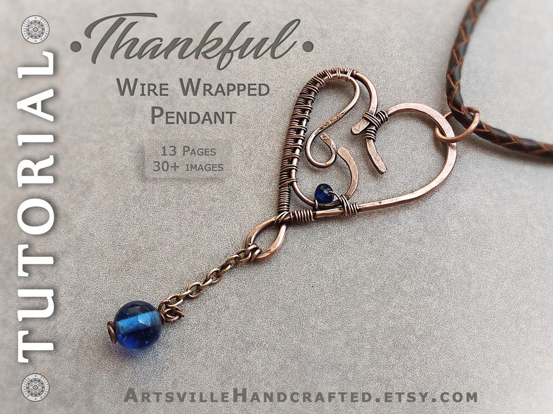 Wire-wrapping-Tutorial-wire-wrapped-lesson-for-beginner-heart-pendant-lesson-PDF-instructions-artsville-handcrafted-avht14c.jpg Wire wrap pendant tutorial to learn wire wrapping the gemstone crystal by artsvillehandcrafted. Instant download PDF format