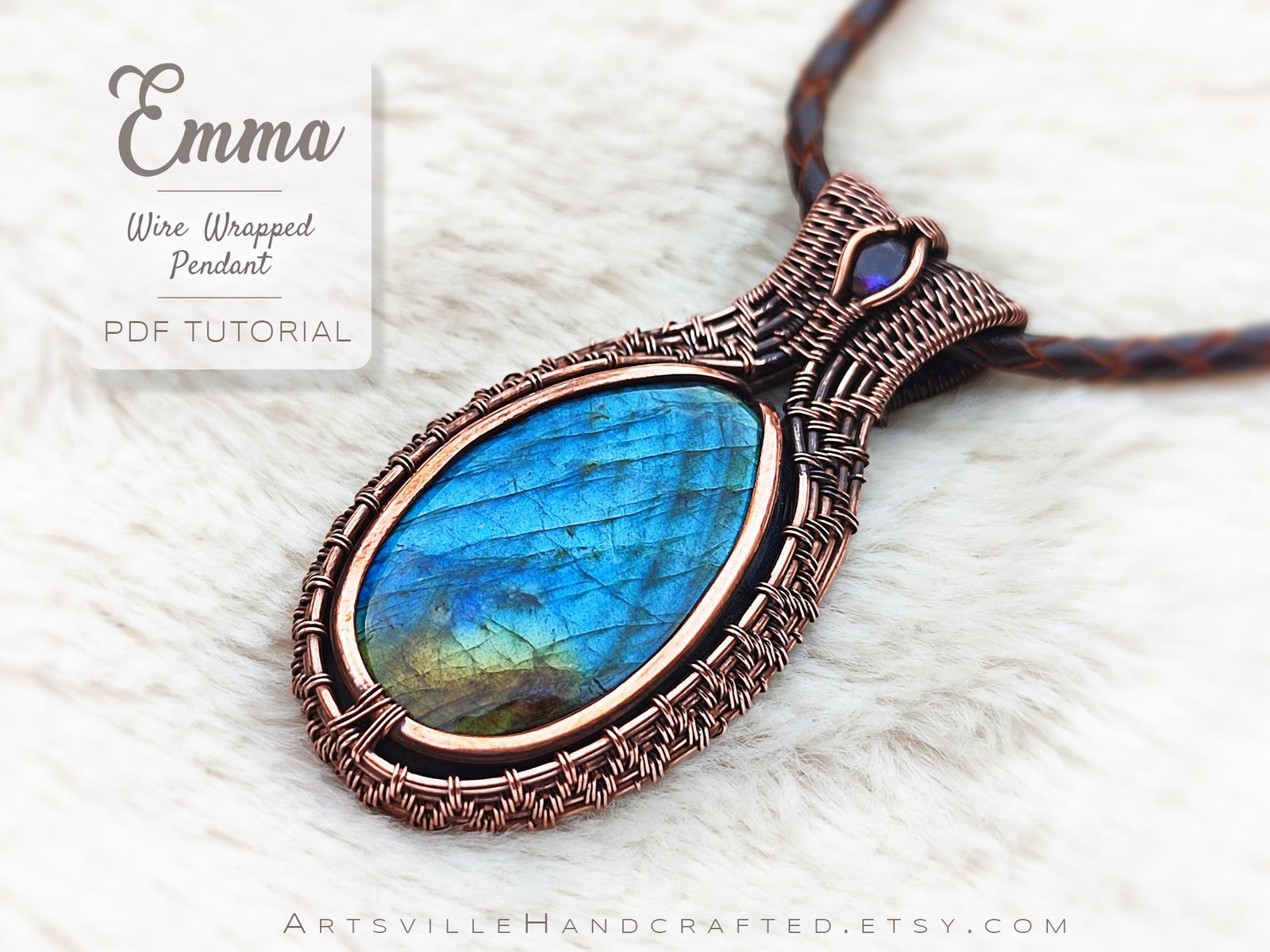 il_fullxfull.4797625468_got9.jpg Wire wrap pendant tutorial to learn wire wrapping the gemstone crystal by artsvillehandcrafted. Instant download PDF format