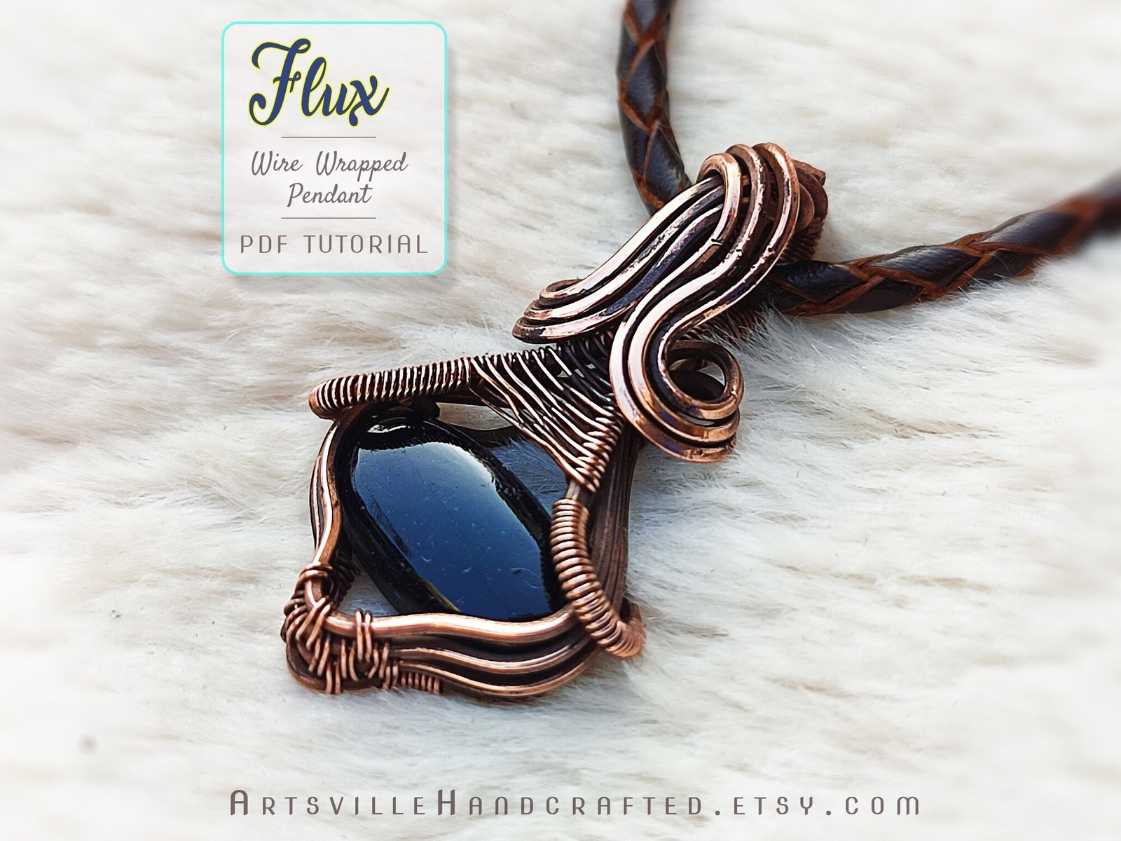 il_fullxfull.4859882253_87cm.jpg Wire art tutorial to learn wire weaving techniques and wire jewelry, buy PDF book instant download by artsvillehandcrafted
