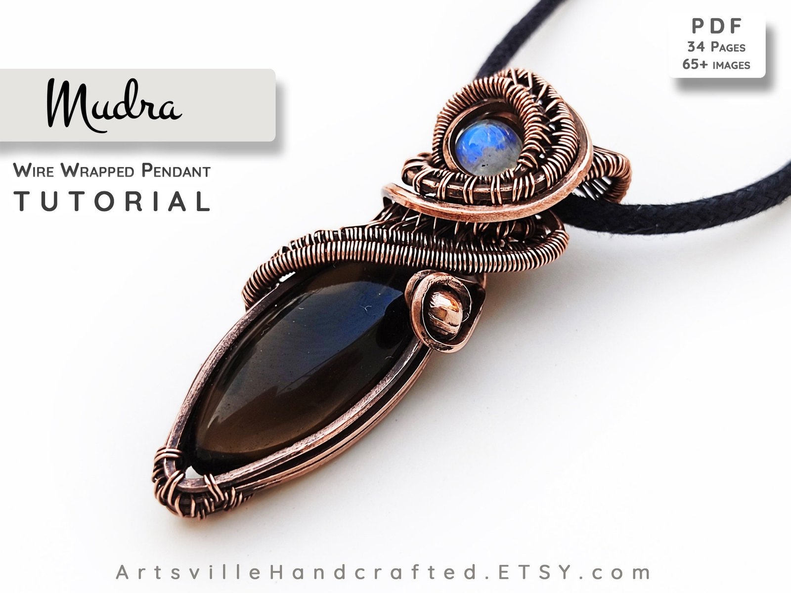 il_fullxfull.3217703597_j9fh.jpg Wire wrap pendant tutorial to learn wire wrapping the gemstone crystal by artsvillehandcrafted. Instant download PDF format