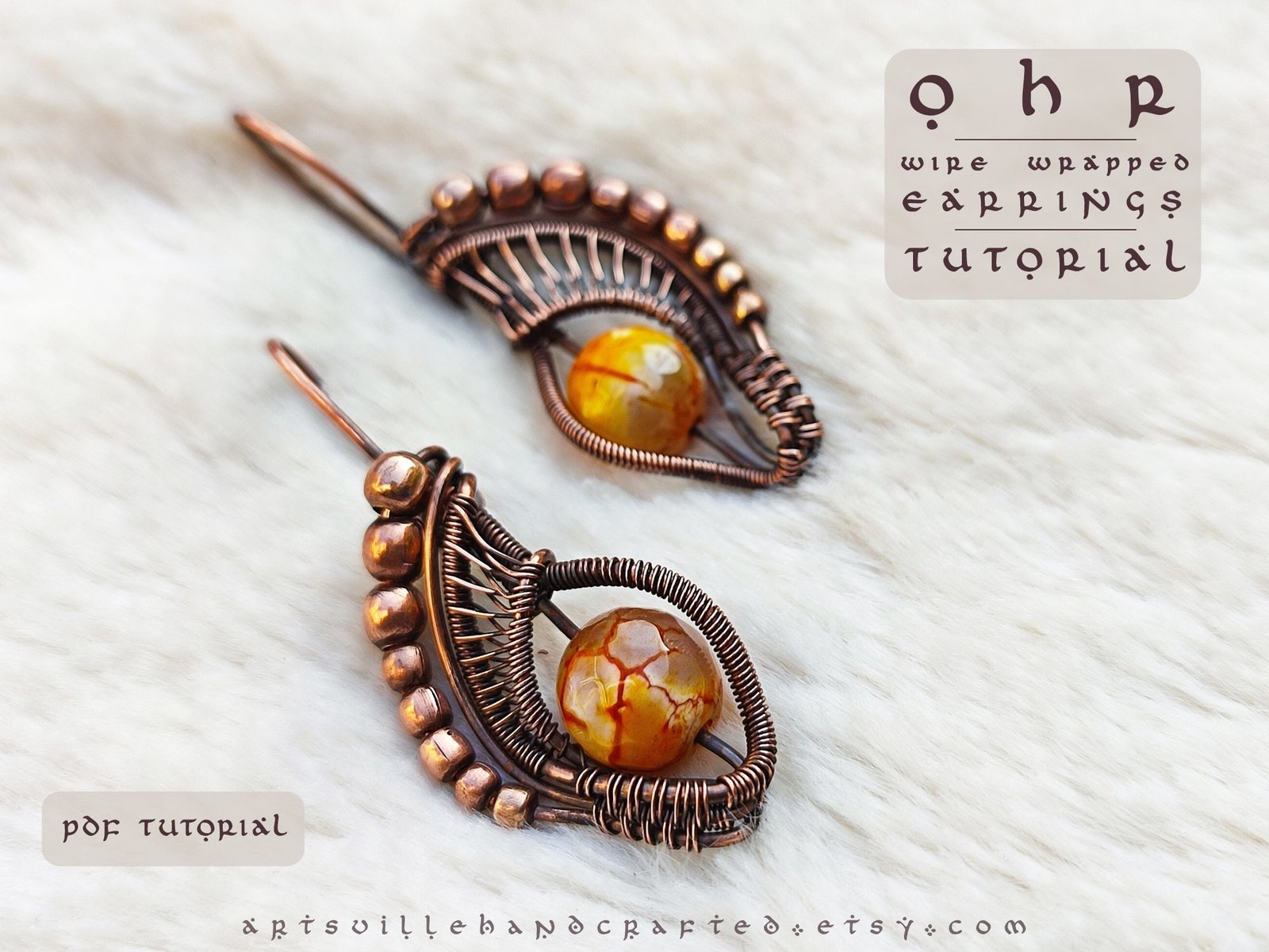 il_fullxfull.4803739377_skjj.jpg Learn to make earing wire jewelry, Step-by-step PDF tutorial for beginners